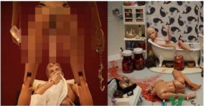 Artist Creates Images Of Barbie In The Darkest, Most Bizarre And NSFW Situations