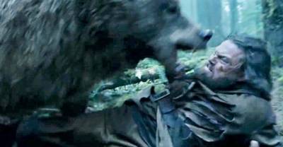 Early Viewers Of The Revenant Claim Leonardo DiCaprio Was &ldquo;R*ped Twice&rdquo; In The Movie By A Bear