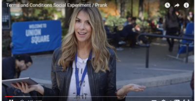 Woman Pranks People By Having Them Sign Hilarious &lsquo;Terms And Conditions