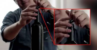 He Stuffed Christmas Lights Into A Wine Bottle and It's Genius!