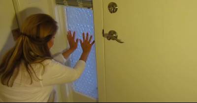 Insulate A Window With Bubble Wrap And Save Tons This Winter!