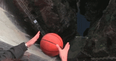 This Guy Drops A Basketball Into A Dam. I Bet You Can't Guess What Happens Next.