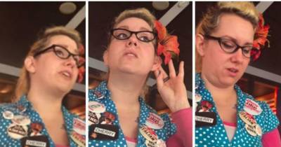 She's The Rudest Waitress Ever And He Caught It All On Video.