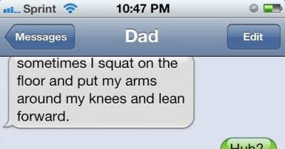 Dad Texts... Yeah This Will End Well