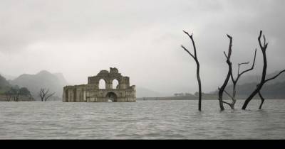 450-year-old Church Emerges From Reservoir As Water Levels Drop, Is It A Mystery Or Just Nature?