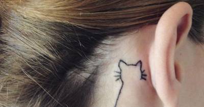 Minimalistic Cat Tattoos For Cat Lovers