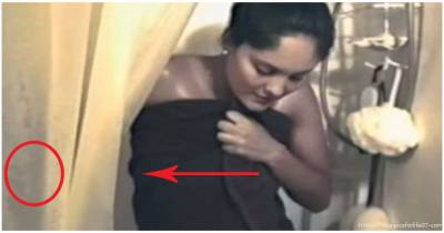 Guy Films Wife Showering, But Captures Something Terrifying