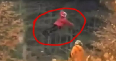 A Video Caught A Girl Flying In The Woods In Russia
