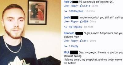 Conor McGregor Mega Fan Gets Trolled By People Using Eminem Lyrics After Creepy Facebook Post