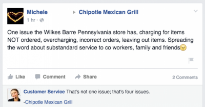 This Chipotle Fake Customer Service Page Is Trolling Everyone On Facebook