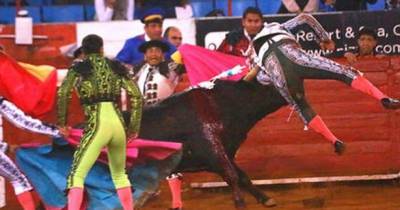 Horror Moment!! Matador Is Gored In The Heart During Bullfight In Mexico And Survives Caught On Camera