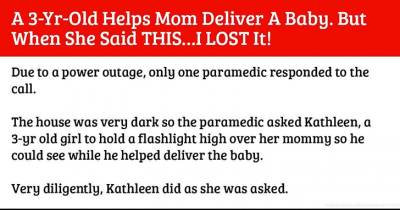 A 3-Year-Old Helps Mom Deliver A Baby. But When She Said THIS...I LOST It!