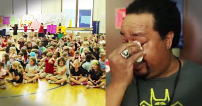 School Janitor Thought There Was A Big Spill In The Gym. The Truth Had Everyone In Tears!