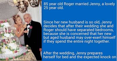 Shocking! After Marrying An 85-Year-Old Man, She Can't Believe He Does THIS On Their Wedding Night.