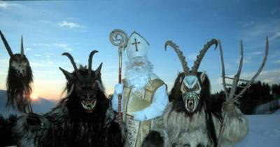 Real Life Krampus Viciously Attacks Teens In Austria