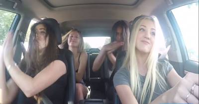 4 Girls Jam Out To The Radio While Driving, But When The Phone Rings? My Heart Broke