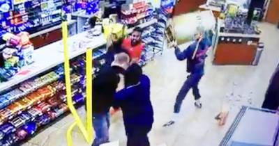 Robber Takes Beating With Almost Every Object In The Store