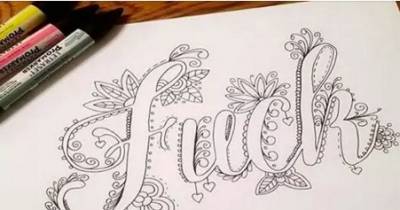 The Swear Words Coloring Book Is Here And It's F*cking Brilliant