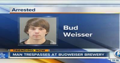 Man Named Bud Weisser Arrested At Budweiser Brewery