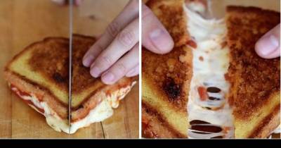 This Easy Pizza Grilled Cheese Is Probably The Most Delicious Thing You Can Make