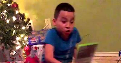 Kid Instantly Goes From Nice To Naughty When He Receives Wrong Video Game As A Gift.