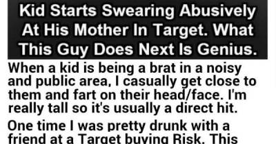 Little Kid Starts Cursing At His Mom In Target, What THIS Guy Does Next Is Genius