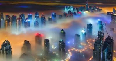 A &lsquo;Glowing&rsquo; Blanket Of Fog Just Descended On Dubai