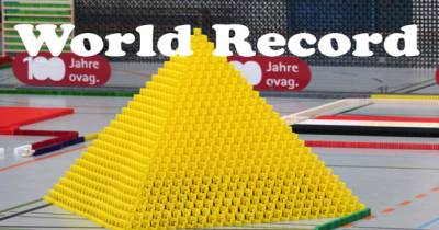 This Amazing Domino Setup Broke Two World Records At Once