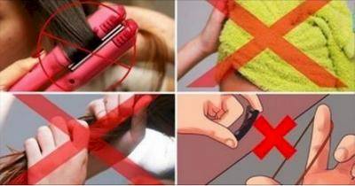 Common Hair Mistakes You Need To Avoid