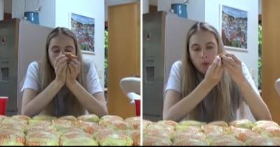Model Attempts To Eat 100 McDonald&rsquo;s Burgers