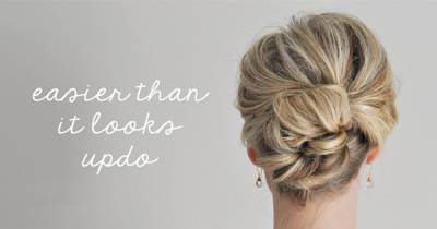 Super Easy Updo Hairstyles Tutorials