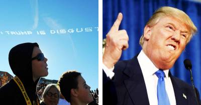 Guy Writes &ldquo;Trump is Disgusting&rdquo; in Clouds Over Rose Bowl Game