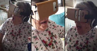 A Grandma Had The Best Reaction Ever To Virtual Reality