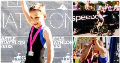 8-Year-Old Defies Odds And Finishes Triathlon. Inspiration At Its Finest.