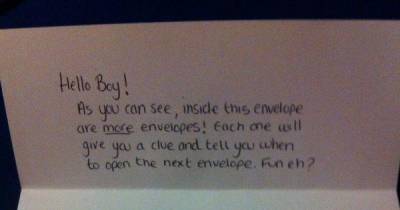 His Girlfriend Left Him A Note -- And It Took Him On The Most Awesome Journey