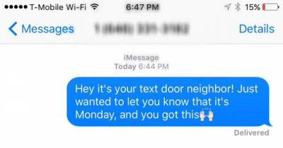 People Are Messaging Their 'Text Door Neighbors' And It's Not Going Well