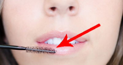 She Held An Old Mascara Wand Up To Her LIPS. What She Did With It? Absolutely GENIUS!