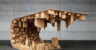 Inception-Inspired Coffee Table Bends A City In Your Living Room