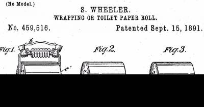 This 124-Year-Old Patent Reveals The Right Way To Use Toilet Paper