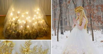 Talented 18-Year-Old Girl Sews Stunning Dresses That Look Straight Out Of A Disney Movie