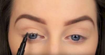 She Started Putting Dots Over Her Lashes. When She Finishes, Amazing!