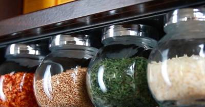 These DIY Magnetic Jar Holders Will Save You So Much Cabinet Space