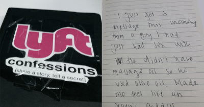 Here Are The Best&nbsp;Confessions Collected After 60 Days Of Driving For Lyft.