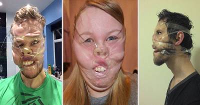 Scotch Tape Selfies Are The Latest Online Trend..YIKES!