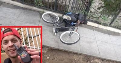 They Fall For The ULTIMATE Bait Prank When They Steal These ELECTRIFIED Bikes!