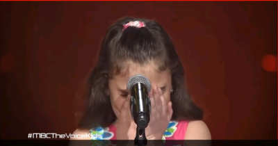 This 9 Year Old Cried Desperately In The Microphone. When One Lady Jumps Up And Continued Singing &ndash; Indescribable!