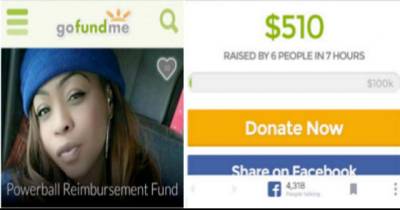 Woman Post's Powerball Reimbursement Fund On Gofundme. Says &lsquo;We&rsquo;ve Exhausted Our Funds&rsquo;