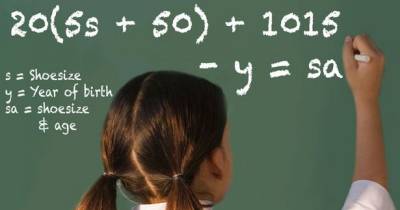 Magic Math Formula That Can Work Out Anyone's Shoe Size And Age