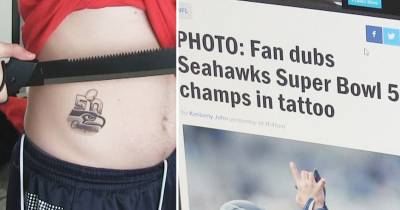 Seahawks Fan Removes &ldquo;Super Bowl 50 Champs&rdquo; Tattoo That Went Viral After Teams Loss