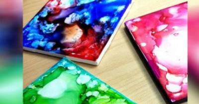 Make Your Own Stunning Coasters With Just Sharpies and Alcohol. Seriously, That&rsquo;s It!